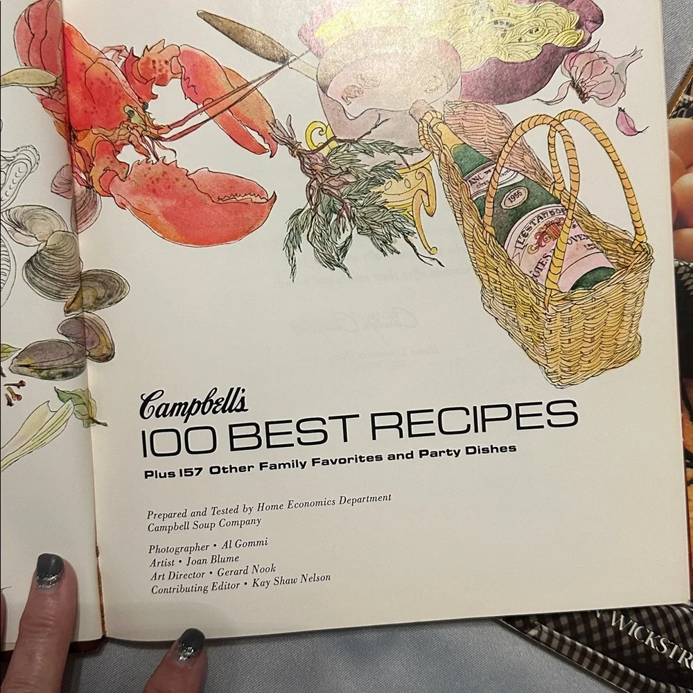 Vintage Campbell’s 100 Best Recipes & Country Living Recipes, Sister Schubert